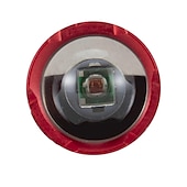 abordables Lampes de poche-alonefire sk68 zoom lampe de poche à lumière rouge mini clip de ceinture portable focalisation tactique zoom torche apiculture pêche recherche de vaisseaux sanguins ms voyage hôtel détecteur de caméra