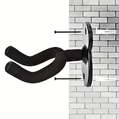 billiga musikinstrument-2pack gitarrhängare, väggmonterad gitarrkrok i metall för folkmusik, bas, elgitarr, klassisk gitarr