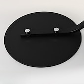 economico lampada da terra a led-Lampada da terra Multi-tonalità / Lampade ambientali / Decorazione di nozze di Natale Contemporaneo moderno / Tradizionale / Classico Per Sala studio / Ufficio / Giardino Alluminio AC100-240V Nero