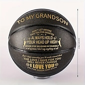 economico Sport e divertimento all&#039;aria aperta-un pallone da basket speciale per mostrare a tuo nipote quanto lo ami: regalo perfetto di dimensioni standard internazionali per il Super Bowl