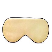 abordables Accesorios de ropa de cama-Antifaz de seda pura natural 100% real con correa ajustable para dormir, cubierta de seda de morera de doble cara para dormir, bloquea la luz y reduce los ojos hinchados.