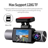 preiswerte Autofestplattenrekorder-KG330 1080p Neues Design / HD / mit Rückfahrkamera Auto dvr 170 Grad Weiter Winkel 2 Zoll IPS Autokamera mit GPS / Nachtsicht / G-Sensor 6 Infrarot-LEDs Auto-Recorder