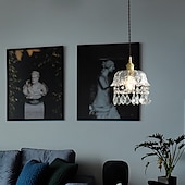 economico Luci Isola cucina-lampada a sospensione in cristallo con paralume in vetro trasparente finitura in ottone spazzolato oro cucina moderna con isola lampada a sospensione lampadario regolabile per corridoio sala da pranzo