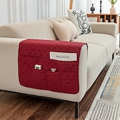 cheap Sofa Seat &amp; Armrest Cover-1 Pcs Armrest Covers for Chairs and Sofas Couch Arm Covers for Sofa Armrest Covers with Side Pocket Anti-Slip Furniture Protector Washable Armrest Slipcovers