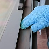 お買い得  車用クリーニング用品-1ペア/2ペア/3ペア洗車グローブマイクロファイバーダスティングクリーニンググローブ洗えるクリーニングミトンキッチンハウスクリーニング車トラックミラーランプブラインドダスティングクリーニング用