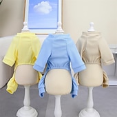 abordables Combinaison-Chien Chat Combinaison Mignon Occasionnel Hiver Chaud Respirant Doux Lavable Confortable Extérieur Décontracté Quotidien Vêtements pour Chiens for Bichon Frisé Spitz Nain Bébé Animal Papillon Petit