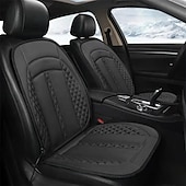 abordables Fundas de asiento para coche-Cojines de asiento de automóvil calefaccionados de 12V para invierno almohadilla de funda de asiento de un solo y doble asiento accesorios para funda de asiento calefaccionada eléctrica
