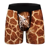 cheap Funny Graphic-Christmas Gifts Boxer Briefs Underwear Men&#039;s Christmas Carnival Masquerade Costume Party Christmas Adults&#039; Party Christmas