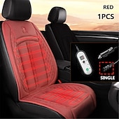 お買い得  車用シートカバー-12V/24Vカーシートヒーター120CM長、ユニバーサルウィンター電気ヒーティングシートクッション、暖かいカー加熱マット
