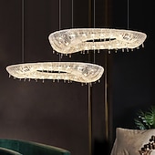رخيصةأون ثريات كريستالية-80 cm التصميم الحصري نجفات معدن مطلي الحديث 110-120V 220-240V