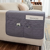 cheap Sofa Seat &amp; Armrest Cover-1 Pcs Armrest Covers for Chairs and Sofas Couch Arm Covers for Sofa Armrest Covers with Side Pocket Anti-Slip Furniture Protector Washable Armrest Slipcovers