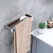 abordables Barres repose-serviettes-Porte-serviettes Mural 26CM, Porte-Serviettes Salle de Bain Inox, Porte-Serviettes, Porte-Serviettes Invités, Porte-Serviettes de Bain pour Salle de Bain et Cuisine