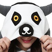 tanie Kostiumy Onesie-Dla dorosłych Zwierzę Odzież nocna Kostium Onesie Strój karnawałowy Kreskówki Piżama Onesie Piżama Kigurumi zabawny kostium Dla Mężczyźni i kobiety Święta Karnawał Rysunek