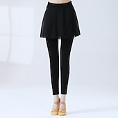 お買い得  練習用の服-アクティブウェア パンツ ピュアカラー スプライシング 女性用 性能 訓練 ハイウエスト ポリエステル