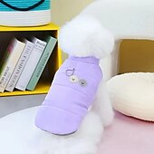billige Gensere-Hunder Katter Gensere Jumper Bedårende Fritid Vinter Varm Pustende Myk Vaskbar Bekvem utendørs Fritid / hverdag Hundeklær for Bichon Frisé Pommeran ungt kjæledyr Sommerfugl Small