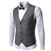 levne oblečení-Retro Řvoucí 20s 20. léta 20. století Úbory Kamizelka Velký Gatsby Gentleman Maškarní kostým Pánské předvečer Všech svatých Karneval Nový rok Karneval Večírek Plesová maškaráda Dospělé Nákrčník Vesta