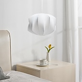 abordables Design linéaire-Pendentif LED cocon lustre lanterne conception pour café restaurant 110-240v