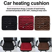 cheap Car Seat Covers-Heated Seat Cushion For Car Light &amp; Portable USB Seat Pad For Hips Universal 5V USB Heating Chair Mat For Driving Office Chair
