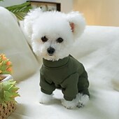 cheap Jumpsuits-Dog Cat Jumpsuit Fashion Party Winter Warm Breathable Soft Washable Comfortable Christmas Halloween Outdoor Casual Daily Dog Clothing for Bichon Frise Pomeranian Baby Pet Papillon Small