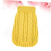 baratos Suéteres-Cachorros Gatos Súeters Pulôver Vintage Casual Inverno Quente Respirável Macio Lavável Confortável Ao ar livre Casual / Diário Roupas para cães for Bichon Frise Pomerânia Animais de Pequeno Porte