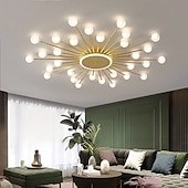 billige Taklamper-moderne semi-innfelte taklamper 18 hode 24 hode 36 hode taklamper glass globe g4 base led lysekrone egnet for kjøkken stue spisestue soverom korridor ac110 ac220v