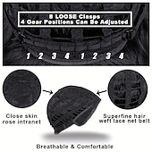abordables Perruques de qualité supérieure-Perruque ample ondulée mixte brune naturelle bouclée, tissage synthétique résistant à la chaleur, perruques complètes pour femmes