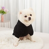 baratos Moletons-Cachorros Gatos Camisola com Capuz Esporte &amp; lazer Casual Inverno Quente Respirável Macio Lavável Confortável Ao ar livre Casual / Diário Roupas para cães for Bichon Frise Pomerânia Animais de