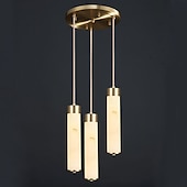 economico Luci Isola cucina-illuminazione a sospensione per isola cucina, luci a sospensione in marmo moderno e minimalista in metallo rame luce a sospensione corda parti della lampada decorazione della lampada per camera da