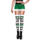 preiswerte Weihnachtskostüme für Erwachsene-Weihnachtsmann Leggins Jogginghosen Damen Weihnachten Heiligabend Weihnachten Erwachsene Weihnachten Silvester Hosen