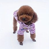abordables Vêtements &amp; accessoires-Chien Chat Sweat-shirt Le style mignon Loisir Hiver Chaud Respirable Doux Lavable Confortable Extérieur Casual Quotidien Vêtements pour chiens for Bichon Frisé Loulou de Poméranie Bébé Animal
