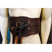halpa Keskiaikainen-Retro / vintage Punk &amp; goottilainen Keskiaika Vyötärövyö Ren Faire Ritari Viikinki Outlander Miesten Naisten Sukupuolineutraali Naamiaiset Suoritus Naamiaiset Aikuiset Teini-ikäinen Vyötärövyö Kaikki