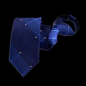 Муж. Галстуки Полоски и клетка Торжественное мероприятие фестиваль Недорогие Мужские галстуки и бабочки-Муж. Галстуки Полоски и клетка Торжественное мероприятие фестиваль