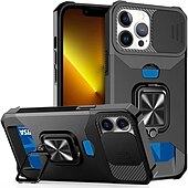 levne Pouzdra pro iPhone-telefon Carcasă Pro iPhone 15 Pro Max Plus iPhone 14 13 12 11 Pro Max Mini SE X XR XS Max 8 7 Plus Zadní kryt Držák na prsteny Slot pro kartu Nárazuvzdorné TPU PC