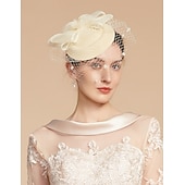 economico Fascinator-Piume  Fascinatori in rete  Cappelli  Copricapo con piuma  Cappello  Fiore 1 PC Matrimonio  Corsa di cavalli  Giorno delle donne Copricapo Abito da impressionare Abito da gara 2025