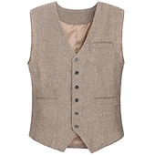 abordables Costumes pour hommes des années 1920-Années Folles Années 1920 Rétro Vintage Tenues Veste Gatsby le Magnifique Gentleman Déguisement Homme Halloween Carnaval Nouvel An Carnaval Fête / Soirée Mascarade Adulte Cravate Gilet Plus