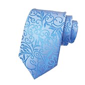 cheap Men&#039;s Ties &amp; Bow Ties-Men&#039;s Necktie - Floral Ties Classic Fashion Party Meeting Outfit Business Neck Ties 1 Pc Necktie Mens Classic Necktie Floral Neckties Print Jacquard Tie Fashion Vintage Formal Business