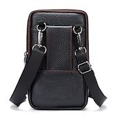 billiga Herrväskor-crossbody axelväska för män för män - kompakt budväska med flera fack med justerbar rem för resor och vardagsbruk