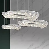 رخيصةأون ثريات كريستالية-80 cm التصميم الحصري نجفات معدن مطلي الحديث 110-120V 220-240V