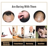 Недорогие Мужские парики-Мужской коричневый парик, короткие волнистые парики для мужчин, парик из натуральных синтетических волос для мужчин, мужчин, парней, косплей, аниме, костюм для вечеринки, аниме