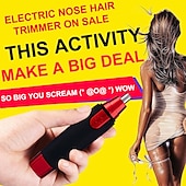 voordelige Persoonlijke bescherming-elektrische neushaartrimmer implementeren scheerapparaat clipper mannen vrouwen oor nek wenkbrauw trimmer scheerapparaat man schoon trimeer scheermes remover kit