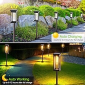 Χαμηλού Κόστους Διαδρομές και φανάρια-1 τεμ 3 W Ηλιακά Φώτα LED Ηλιακή Τροφοδότηση Αδιάβροχη Διακοσμητικό Θερμό Λευκό 1.2 V Εξωτερικός Φωτισμός Αυλή Κήπος 1 LED χάντρες Χριστούγεννα Πρωτοχρονιά