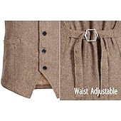 abordables Costumes pour hommes des années 1920-Années Folles Années 1920 Rétro Vintage Tenues Veste Gatsby le Magnifique Gentleman Déguisement Homme Halloween Carnaval Nouvel An Carnaval Fête / Soirée Mascarade Adulte Cravate Gilet Plus