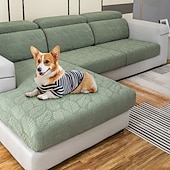 baratos Cobertura de Sofa-capa de sofá mágica para cães de estimação, capas de sofá elásticas, protetor de móveis anti-riscos, capa de almofada para poltrona, formato seccional, 3 lugares (não vendido por conjunto)