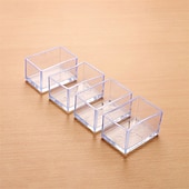 halpa Säilytys ja järjestäminen-8kpl pöytätuolin jalkamatto läpinäkyvä silikoni liukumaton pöytätuolin jalkapäälliset jalkasuojat suojapehmusteet puulattiasuojat