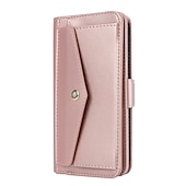 cheap iPhone Cases-Phone Case For iPhone 15 Pro Max Plus iPhone 14 13 12 11 Pro Max Plus Back Cover Wallet Case with Stand Holder Magnetic with Lanyard Retro TPU PU Leather