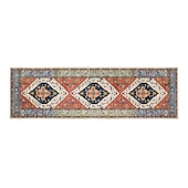 cheap Living Room &amp; Bedroom Rugs-Bohemian Rug Runner Carpet Entrance Mat for Household Use Short Plush Tpr Anti Slip Water Washed Bottom Long Strip Carpet Mat