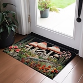 preiswerte Fußmatten-Pilz-Steppkunst-Fußmatte, Fußmatten, waschbare Teppiche, Küchenmatte, rutschfester, ölbeständiger Teppich, Innen- und Außenmatte, Schlafzimmer-Dekoration, Badezimmermatte, Eingangsteppich