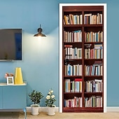 economico Coperture per porte-Scaffali per libri vintage, coperture per porte, arazzi per porte, decorazioni per tende per porte, fondali per porte, banner per porte d&#039;ingresso, forniture per decorazioni per feste in fattoria
