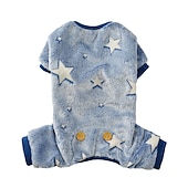 abordables Pijama-Perros Gatos Pijamas Moda Dulce Invierno Templado Transpirable Suave Lavable Cómodo Navidad Víspera de Todos los Santos Exterior Cama Casual Diario Ropa para perros for Bichón Frisé Pomerania Animal