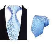 cheap Men&#039;s Ties &amp; Bow Ties-Men&#039;s Necktie - Floral Ties Classic Fashion Party Meeting Outfit Business Neck Ties 1 Pc Necktie Mens Classic Necktie Floral Neckties Print Jacquard Tie Fashion Vintage Formal Business